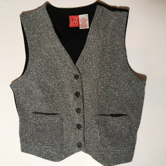 Tweed Knit Skirt and Vest Set - Picture 2 of 15